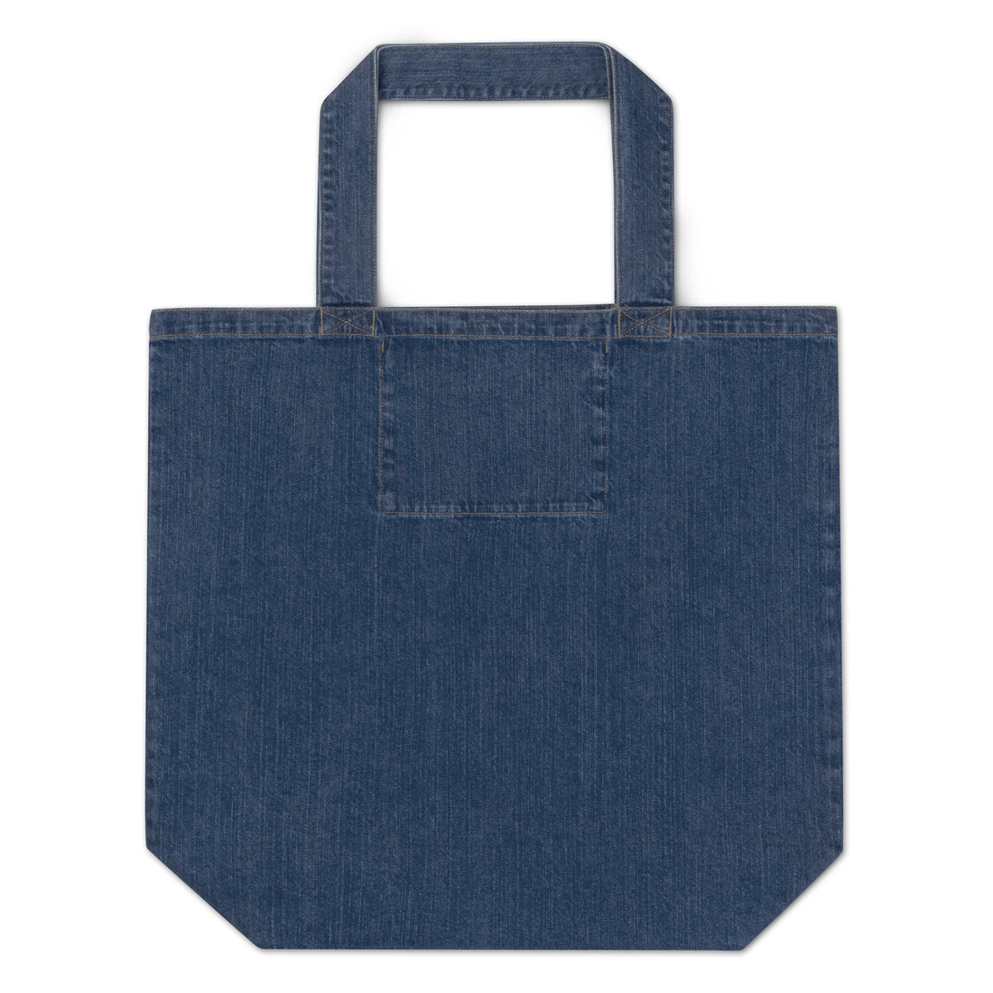 Organic denim tote bag &quot;I&