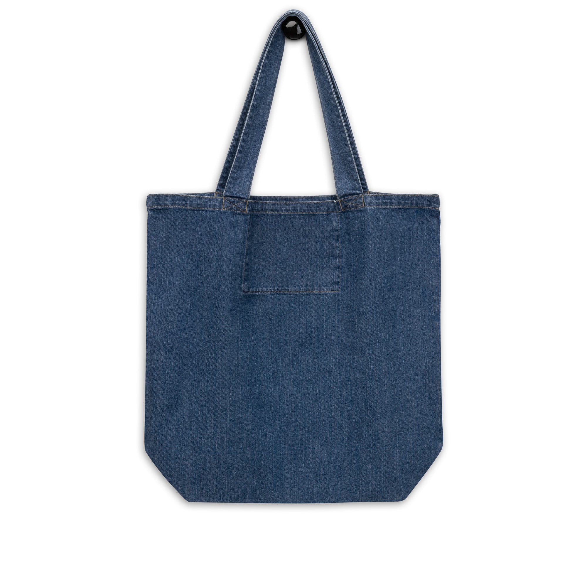 Organic denim tote bag &quot;I&